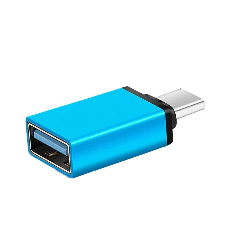 USB Type-C to USB 3.0 Adapter OTG Converter for Phone Tablet Laptop - Silver