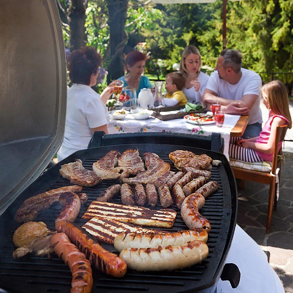 For Weber Q200 Q220 Q2000 Q2200 Stainless Steel Grill Burner Tube With Screw