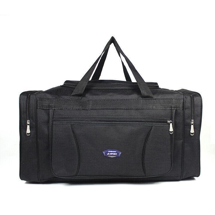Large Capacity Waterproof Travel Luggage Bag Lightweight Foldable Handbag - Small-Black