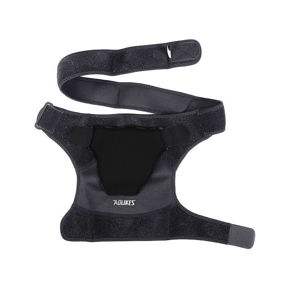 Aolikes Shoulder Brace Rotator Cuff Pain Relief Support Therapy Belt Sleeve Au - Black; Left