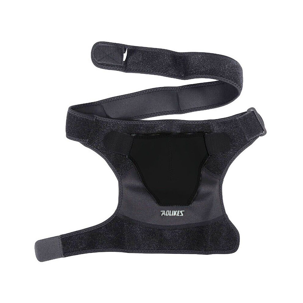 Aolikes Shoulder Brace Rotator Cuff Pain Relief Support Therapy Belt Sleeve Au - Grey; Right