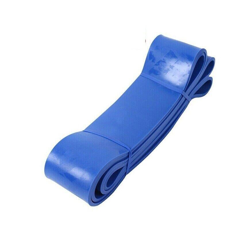 Heavy Duty Resistance Yoga Band Loop Exercise Fitness Workout Band Gym Band - Blue 125-170 lbs (64mm*2080mm)