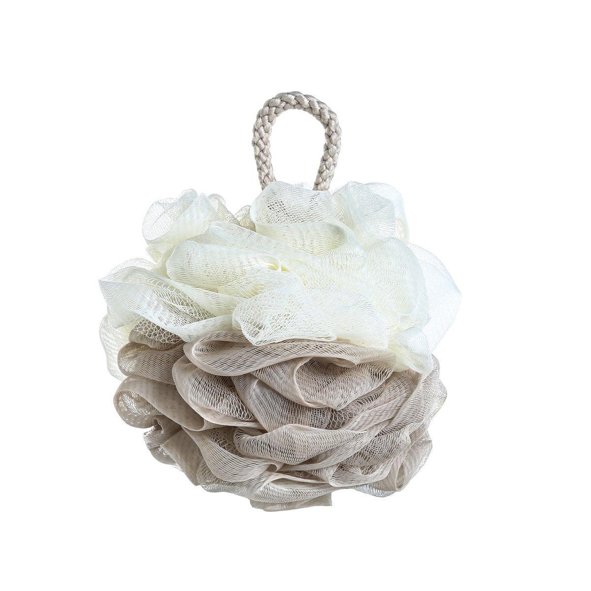 Bath Ball Mermaid Loofah Sponge Bath Puff Soft Ball Body Exfoliate Wash Shower - Grey