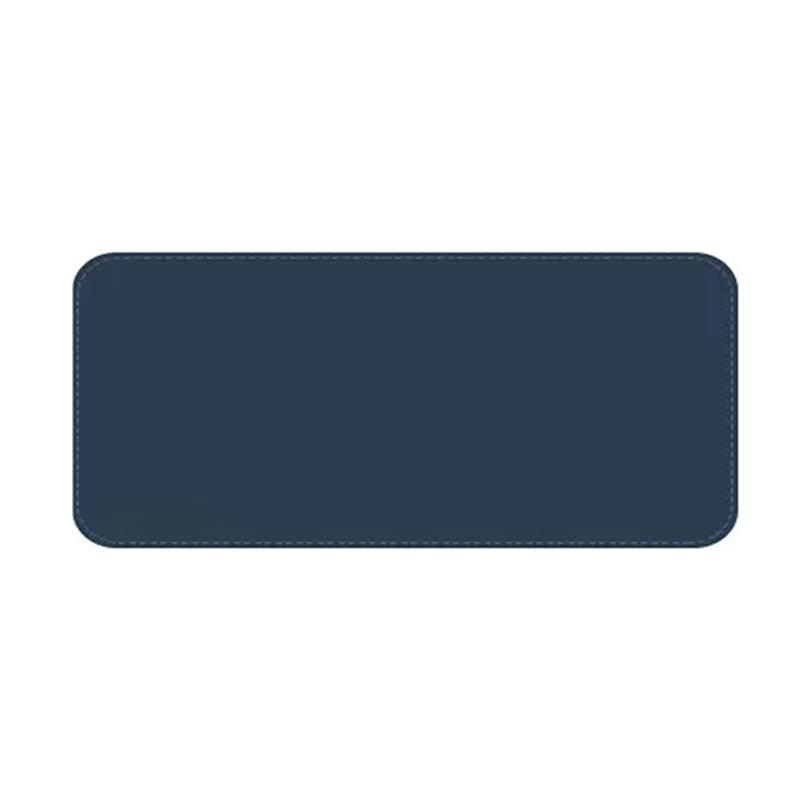 60*30Cm Leather Mouse Pad Gaming Waterproof Mousepad Desk Mat Anti-Slip Rubber - Dark Blue