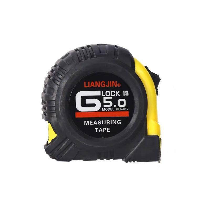 Steel Measuring Tape with Lock Rubber Grip Metric and Inch Ruler 3M 5M 10M - 5M