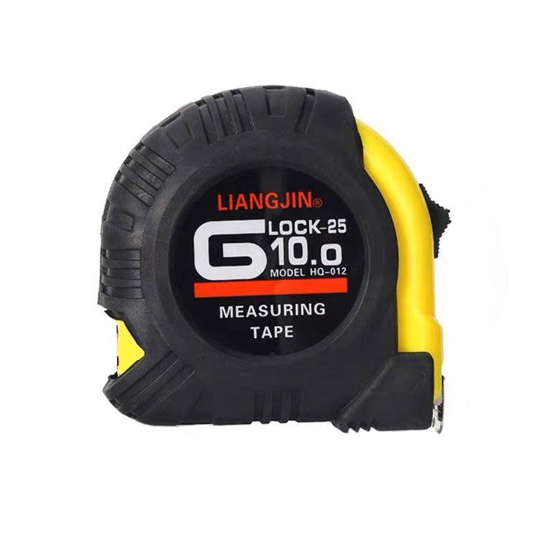 Steel Measuring Tape with Lock Rubber Grip Metric and Inch Ruler 3M 5M 10M - 5M