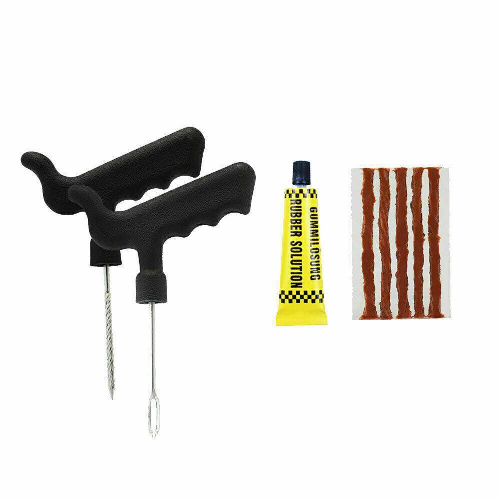 8Pcs Tyre Repair Kit Tire Puncture Emergency Tool Motorcycle Bike Car Tubeless