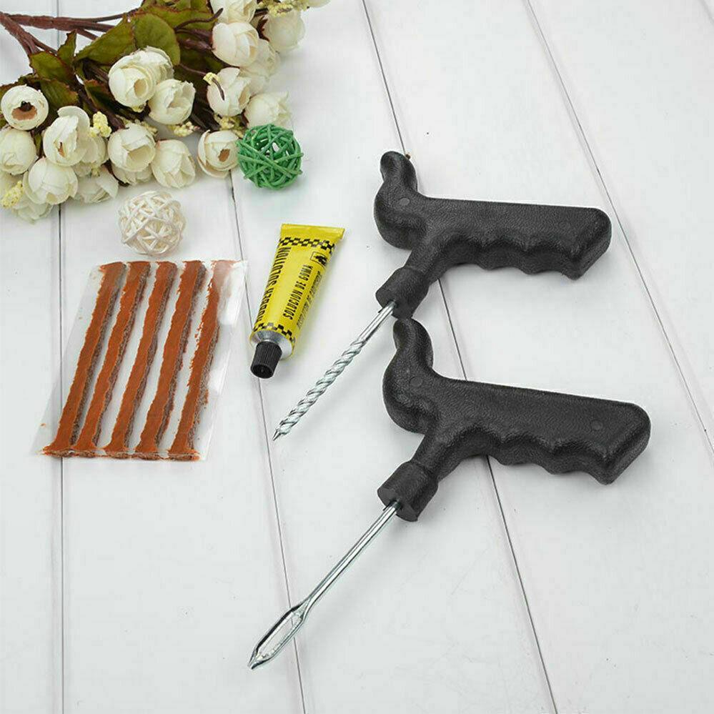 8Pcs Tyre Repair Kit Tire Puncture Emergency Tool Motorcycle Bike Car Tubeless