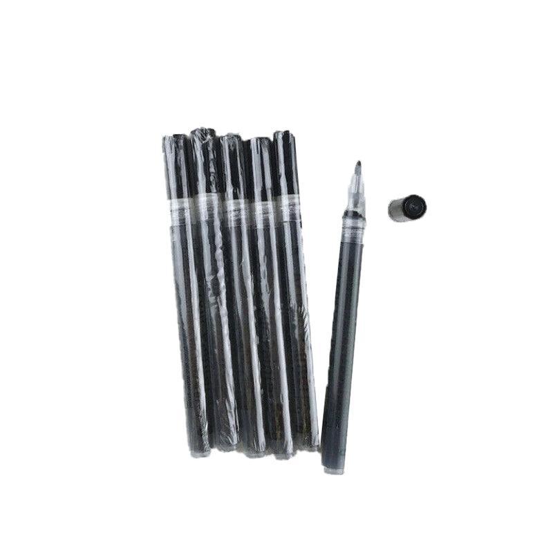 Flysea 12-80 Colours Acrylic Paint Pens Painting Stone Ceramic Glass Markers 0.7 - Black*3+White*3 Set