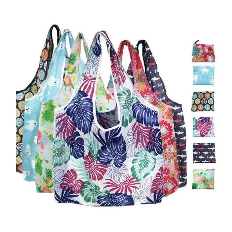 Reusable Foldable Light Waterproof Shopping Bags Carry bag Grocery Big - B-12