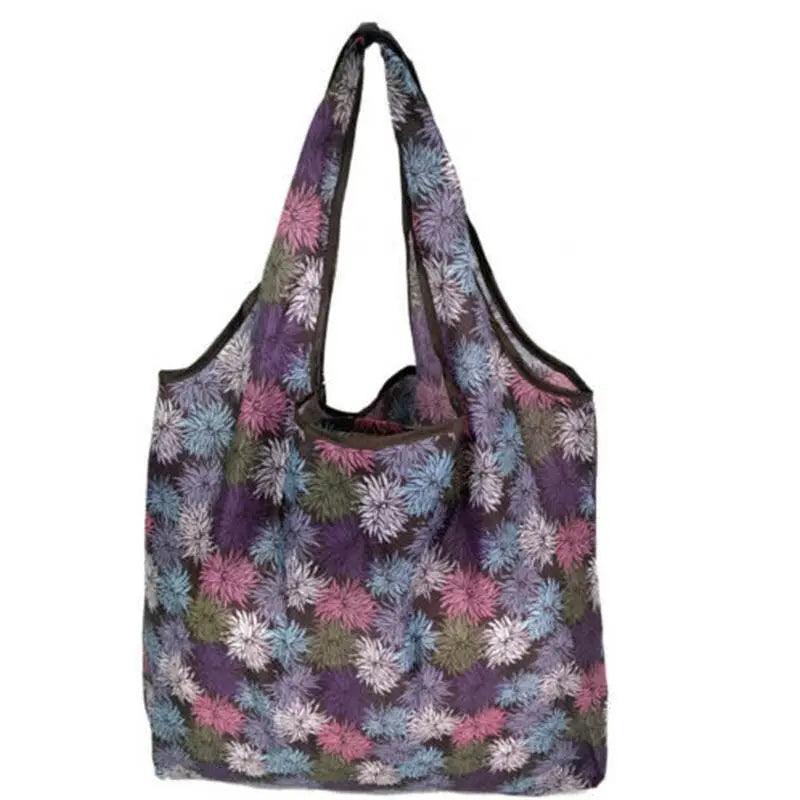 Reusable Foldable Light Waterproof Shopping Bags Carry bag Grocery Big - B-12