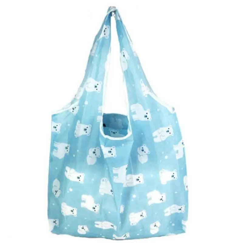 Reusable Foldable Light Waterproof Shopping Bags Carry bag Grocery Big - B-12