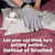 Pet Dog Cat Massage Hair Removal Grooming Comb Touch Cleaning Brush Magic Glove - Blue Left Hand