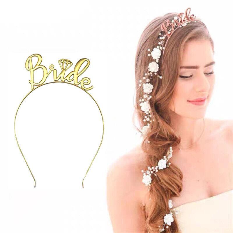 Bride To Be Hen Veil Sash Tiara Hens Night Bridal Shower Kitchen Tea Accessories - Package 1