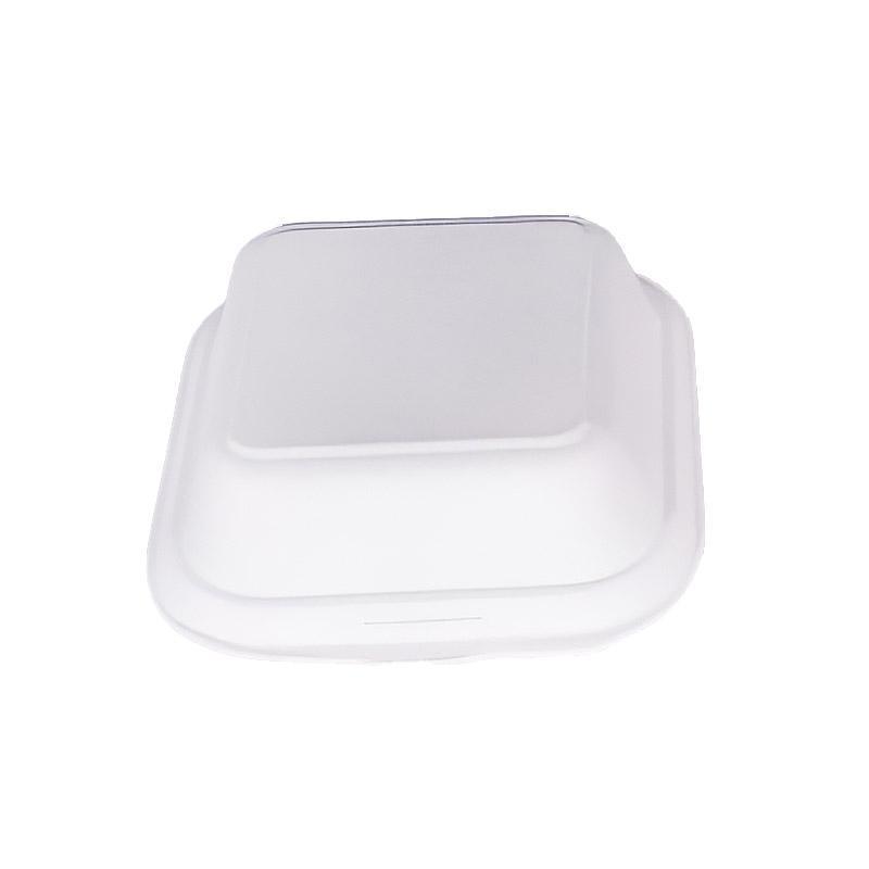 100X Disposable Eco-Friendly Bento Box Fruit Salad Hamburger Cake Packaging Box - Packing-White-4inches-100pcs