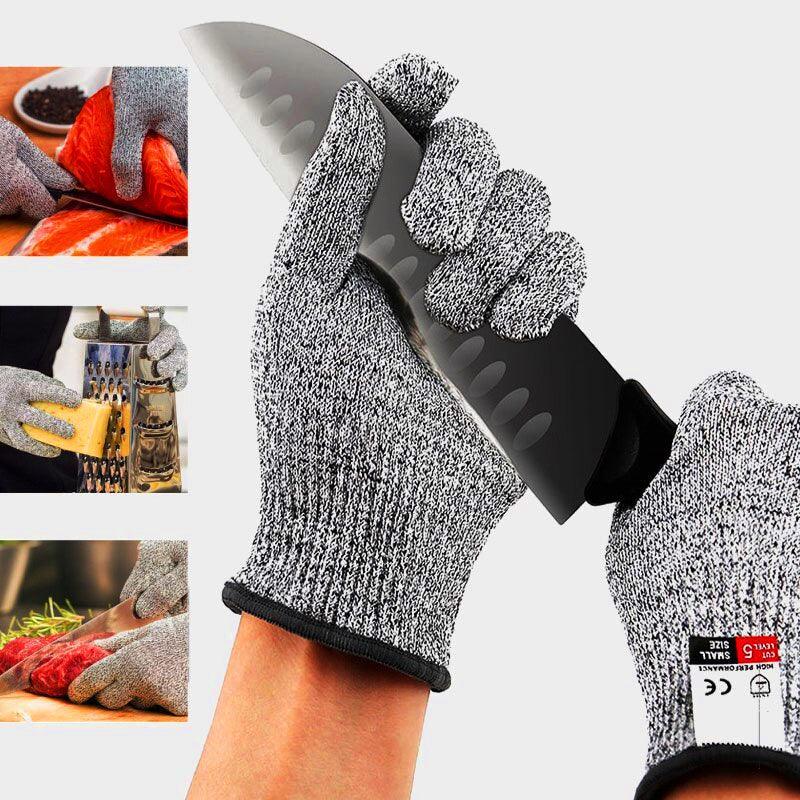Cut Resistant Gloves for Kitchen Work Food Prep Carving and Fishing Tasks - S