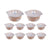10PCS Duty Aluminum Foil Pots for Hotpot Camping Picnic Tinfoil field cutlery - 4000ml