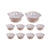 10PCS Duty Aluminum Foil Pots for Hotpot Camping Picnic Tinfoil field cutlery - 4000ml
