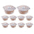10PCS Duty Aluminum Foil Pots for Hotpot Camping Picnic Tinfoil field cutlery - 4000ml