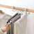 5 in 1 Stainless-Steel Pants Rack Hanger Wardrobe Shelves Magic Multi-Functional Black - 1PC