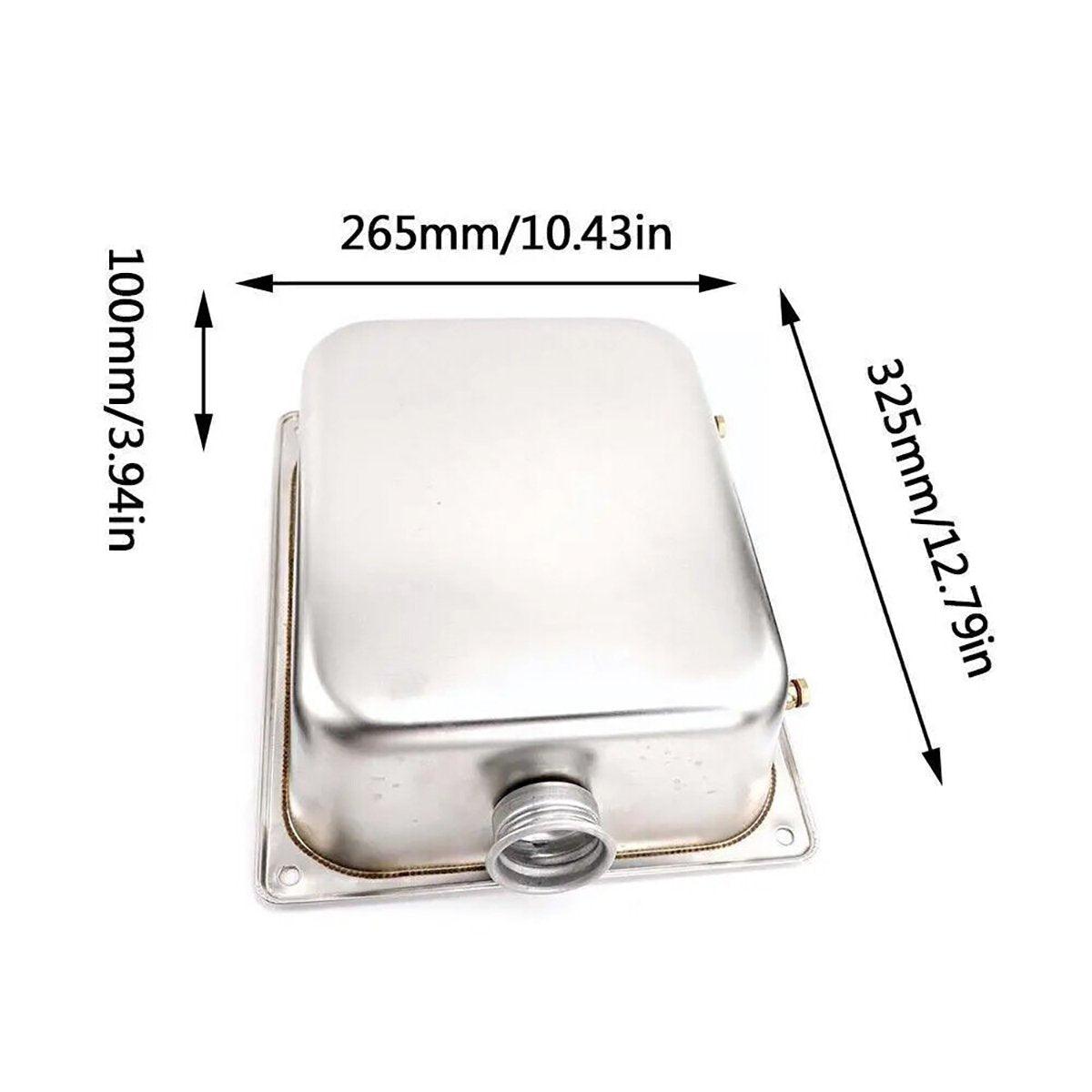 7L Air Diesel Heater Fuel Tank Oil With Lock Stainless Steel For Car Truck