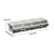 Plastic Screw Parts Storage Box Small Hardware Organizer Case with Four Grids