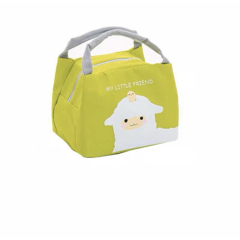 Portable Insulated Thermal Lunch Box Carry Tote Picnic Case Storage Bag 21x17x15cm - B02 (21x17x15cm)