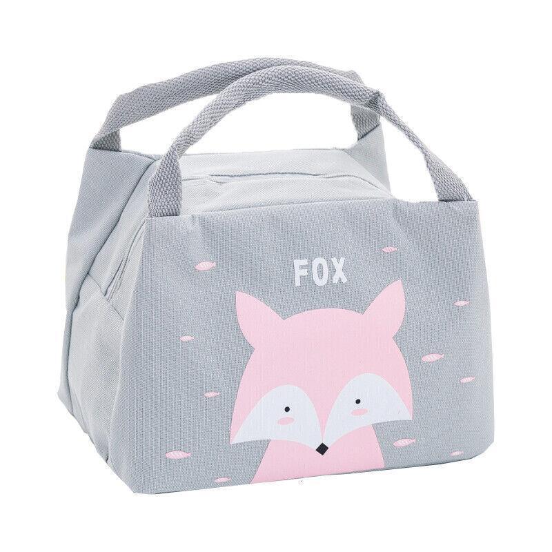 Portable Insulated Thermal Lunch Box Carry Tote Picnic Case Storage Bag 21x17x15cm - C02 (21x17x15cm)