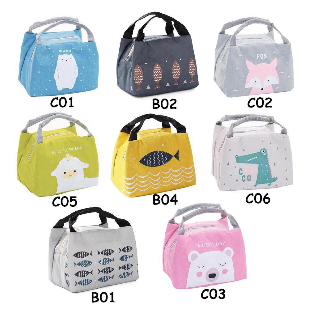 Portable Insulated Thermal Lunch Box Carry Tote Picnic Case Storage Bag 21x17x15cm - C05 (21x17x15cm)