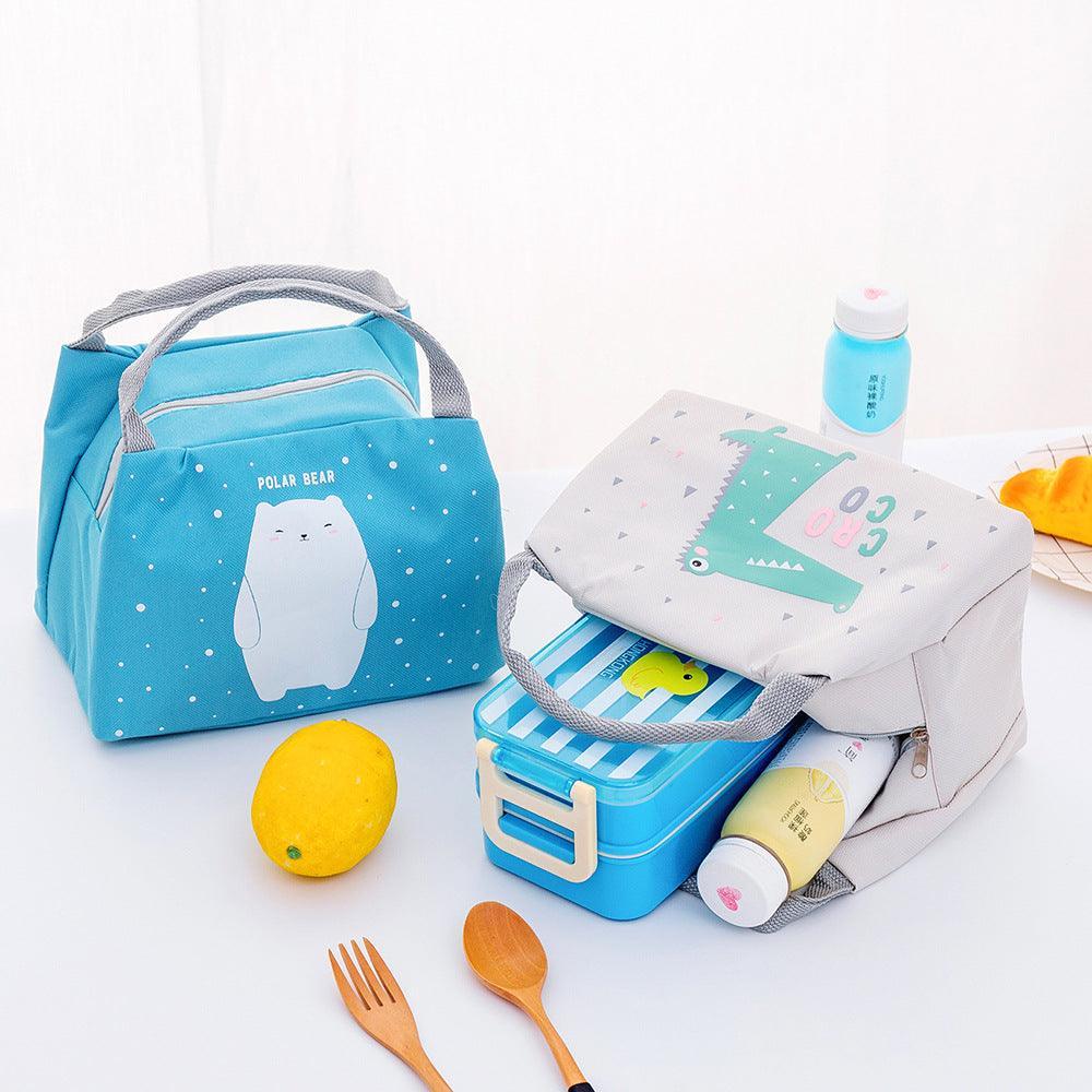 Portable Insulated Thermal Lunch Box Carry Tote Picnic Case Storage Bag 21x17x15cm - C05 (21x17x15cm)