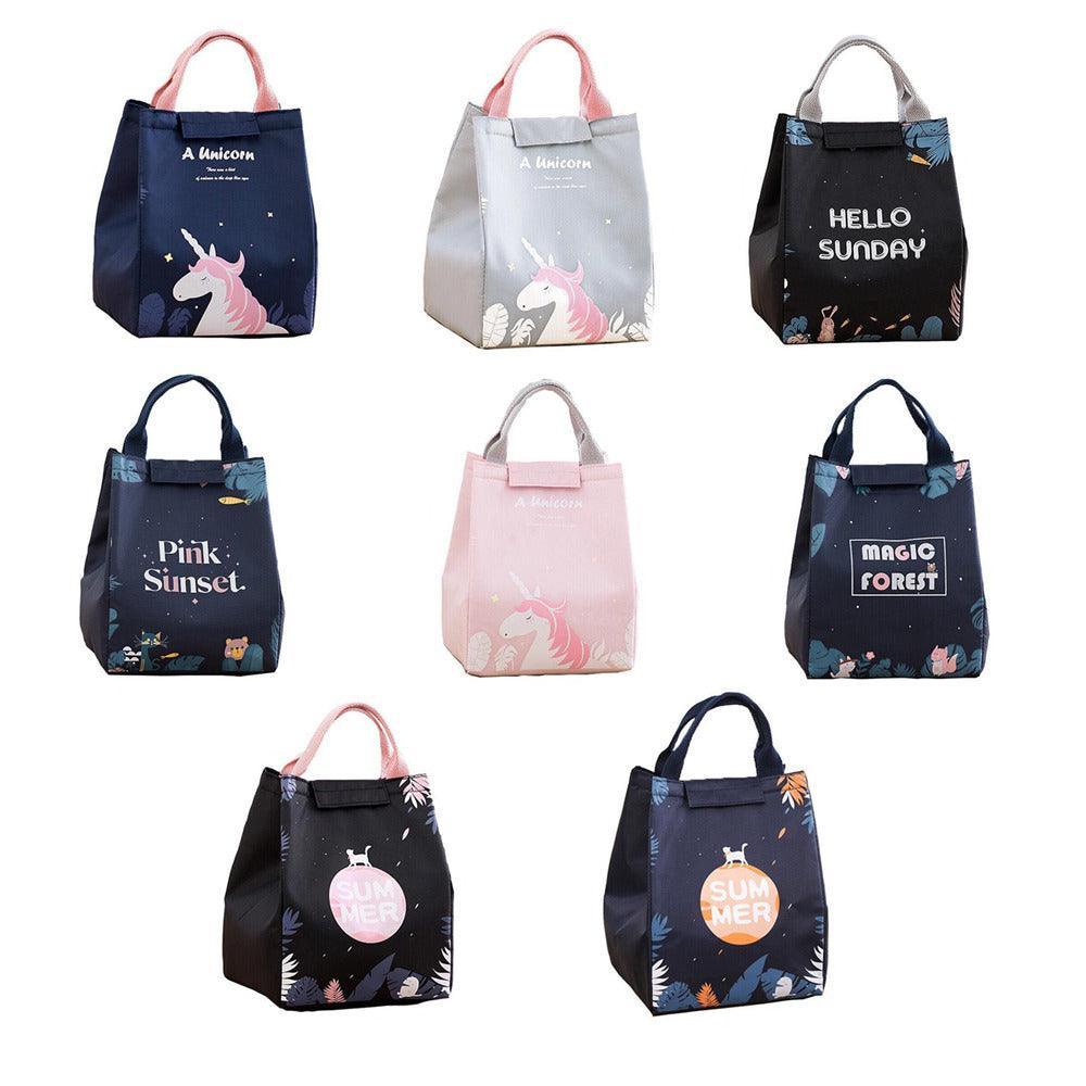 Portable Insulated Thermal Lunch Box Carry Tote Picnic Case Storage Bag 18x24x15cm - E01 (18x24x15cm)