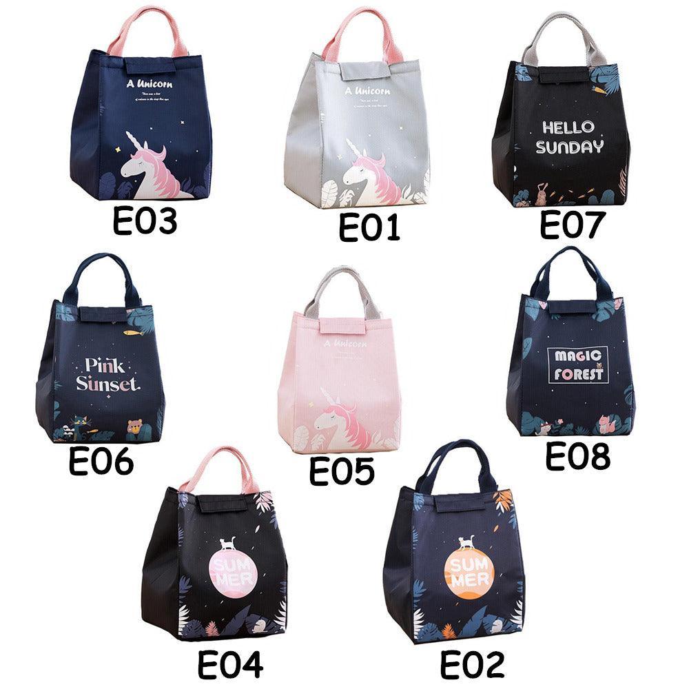 Portable Insulated Thermal Lunch Box Carry Tote Picnic Case Storage Bag 18x24x15cm - E07 (18x24x15cm)