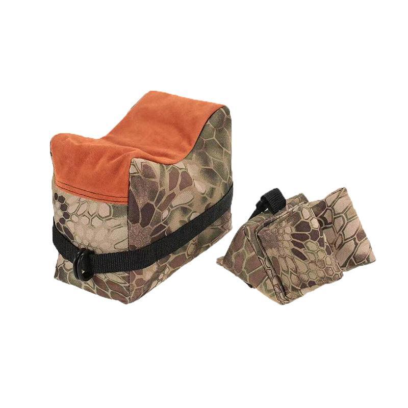 Target Hunting Shooting Range Sand Bag Set Rifle Gun Rest Stand Pack Tactical - Black