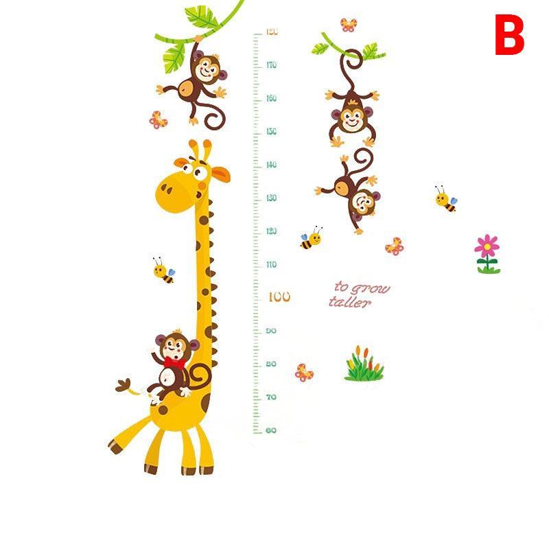 Removable Wall Height Chart Sticker Growth Measurement Ruler Decal for Wall Decor - C