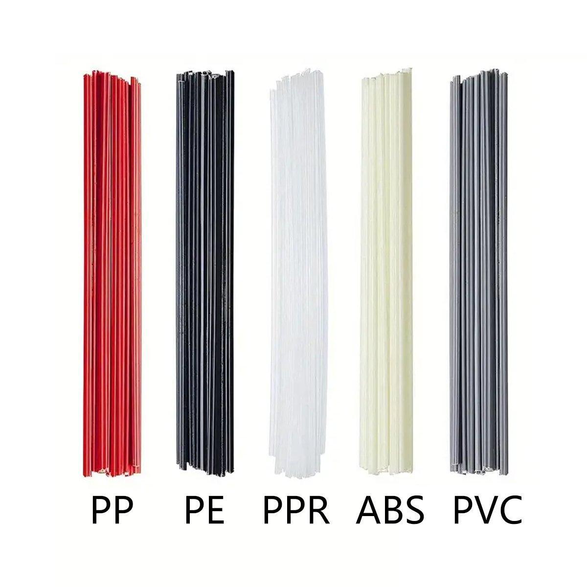 Bumper Plastic Welding Rod Torch 50CM/25CM Assorted Colours and Materials - White - PE 20cm