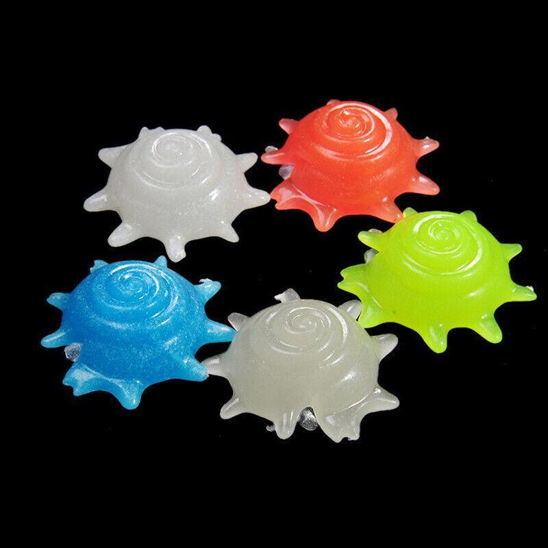 Pebbles Stone Glow in the Dark Rock Fish Tank Stones Garden Road - Green