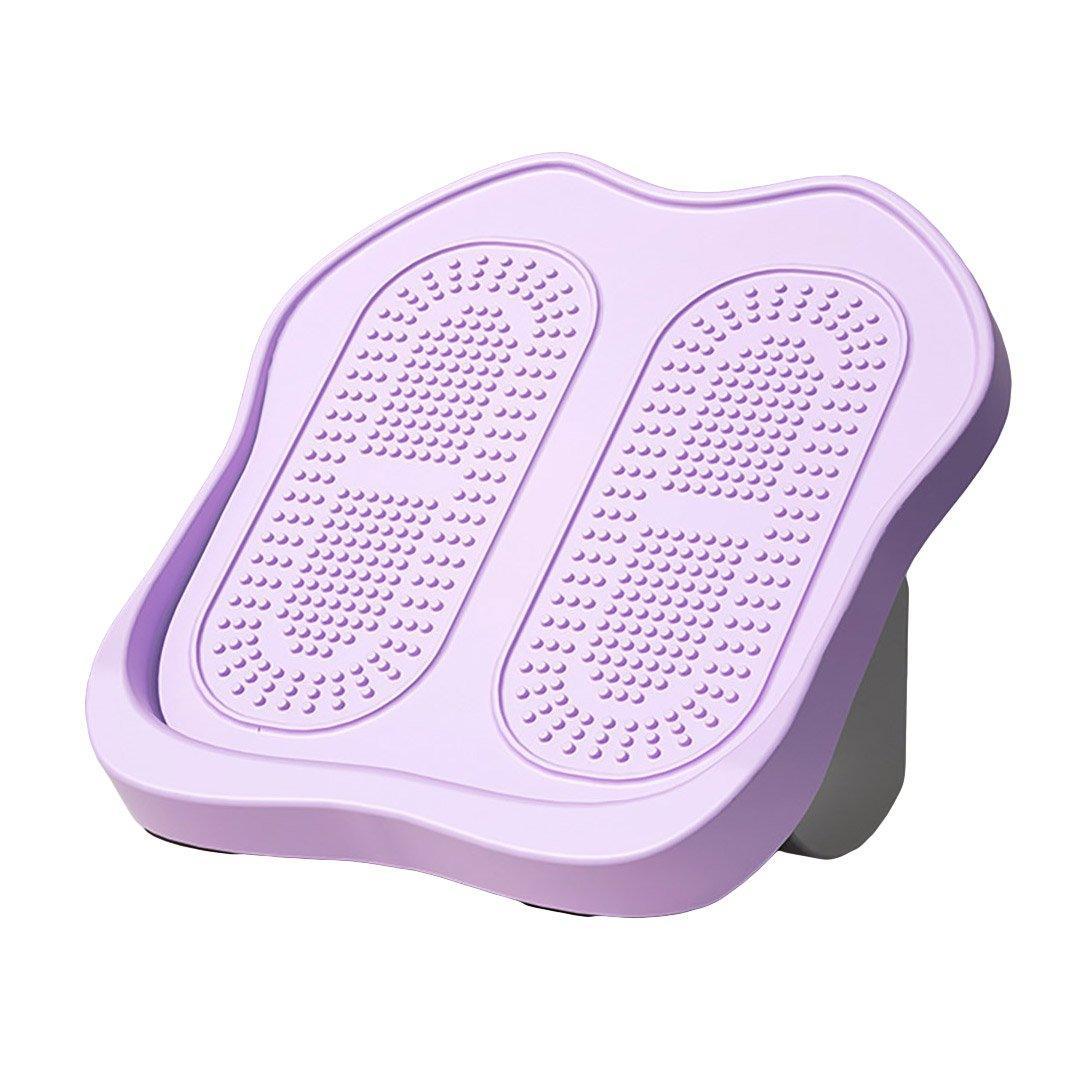 Portable Folding Stretch Board Fitness Pedal Slant Calf Ligament Trainer Tool - Purple