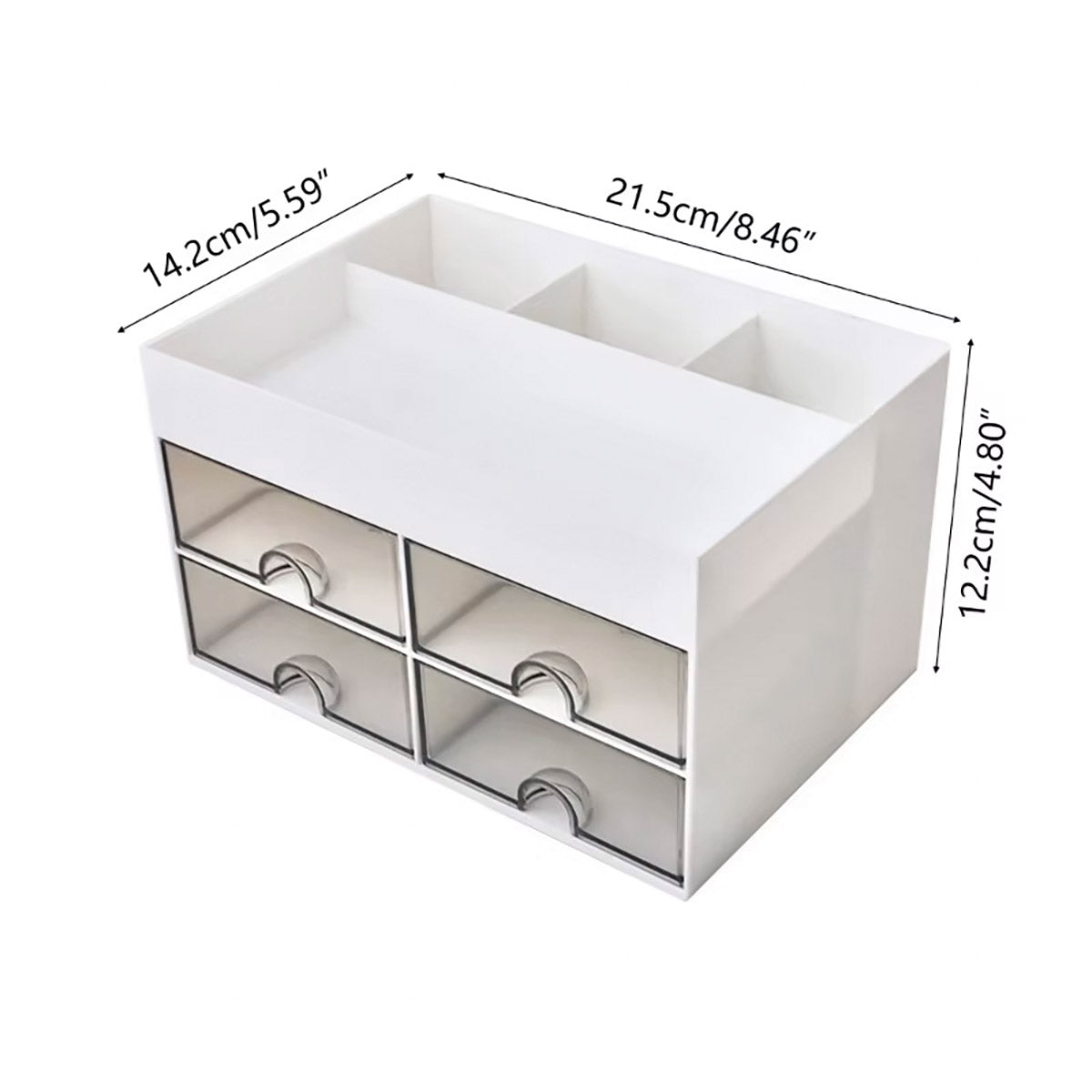 Large Capacity Pen Storage Box Desktop Organizer Multi-functional Stationery Box