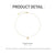 Elegant French Style Simple Pendant Necklace Women Trendy Fashion Jewelry Gift