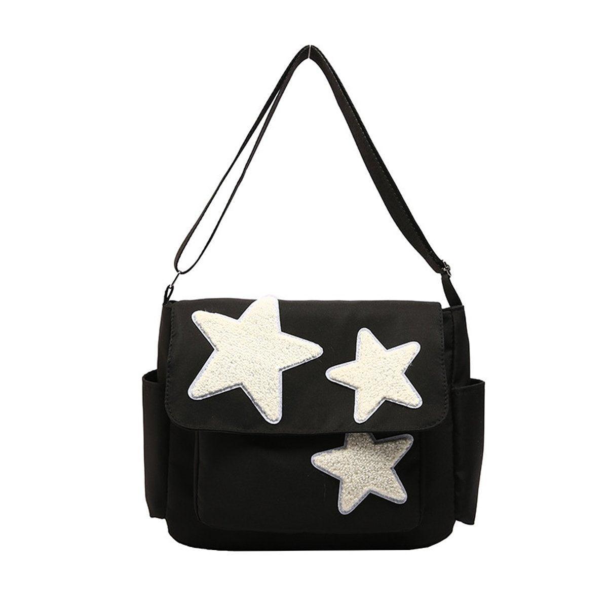 Japanese Style Female Pentagram Crossbody Bag Casual Shoulder Messenger Bag