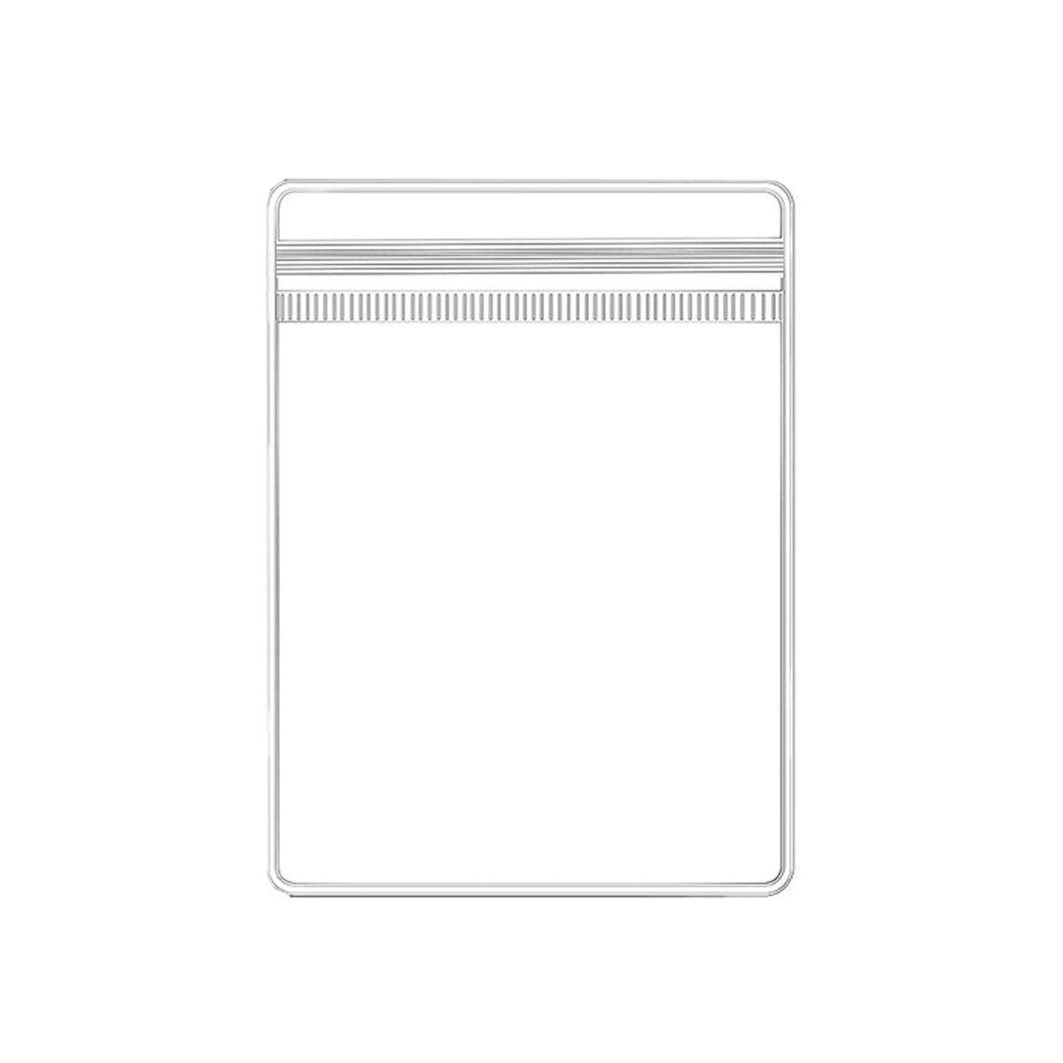 100pcs PVC Self-Sealing Jewelry Bags Anti-Oxidation Storage Dustproof Bags - 10*15cm