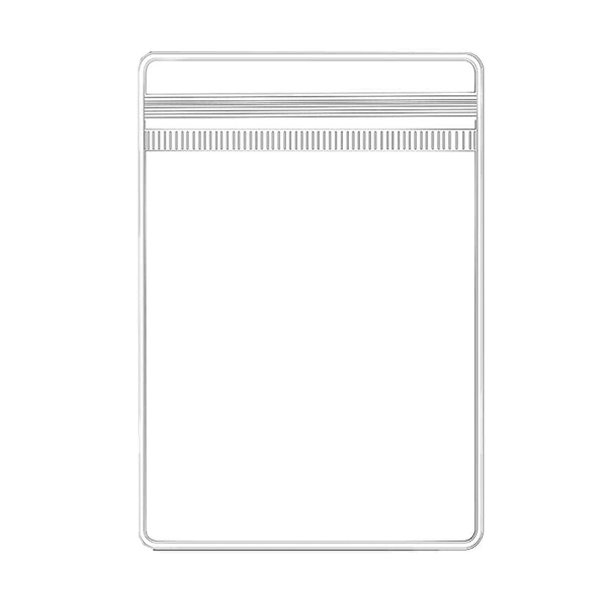 100pcs PVC Self-Sealing Jewelry Bags Anti-Oxidation Storage Dustproof Bags - 11*11cm