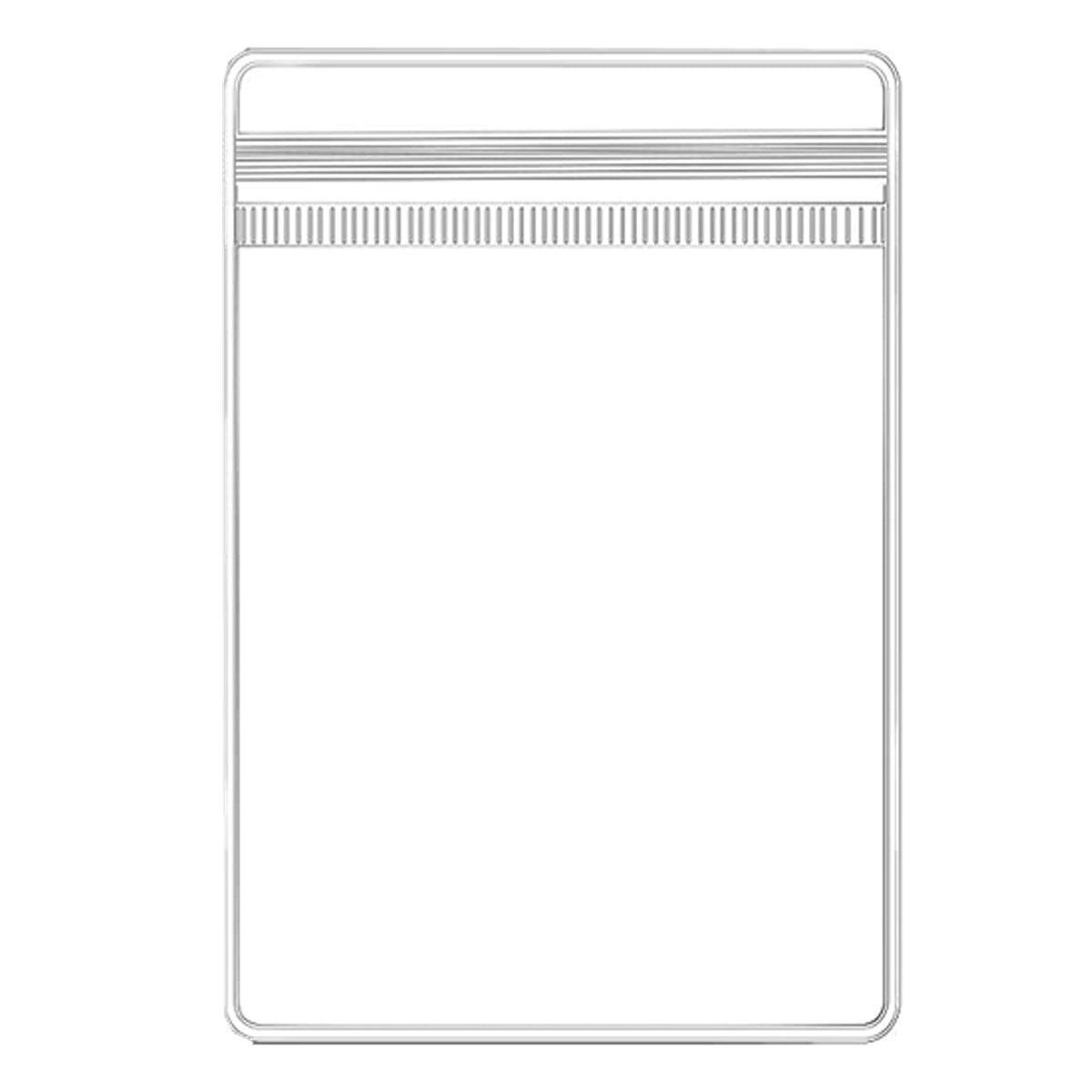 100pcs PVC Self-Sealing Jewelry Bags Anti-Oxidation Storage Dustproof Bags - 11*11cm