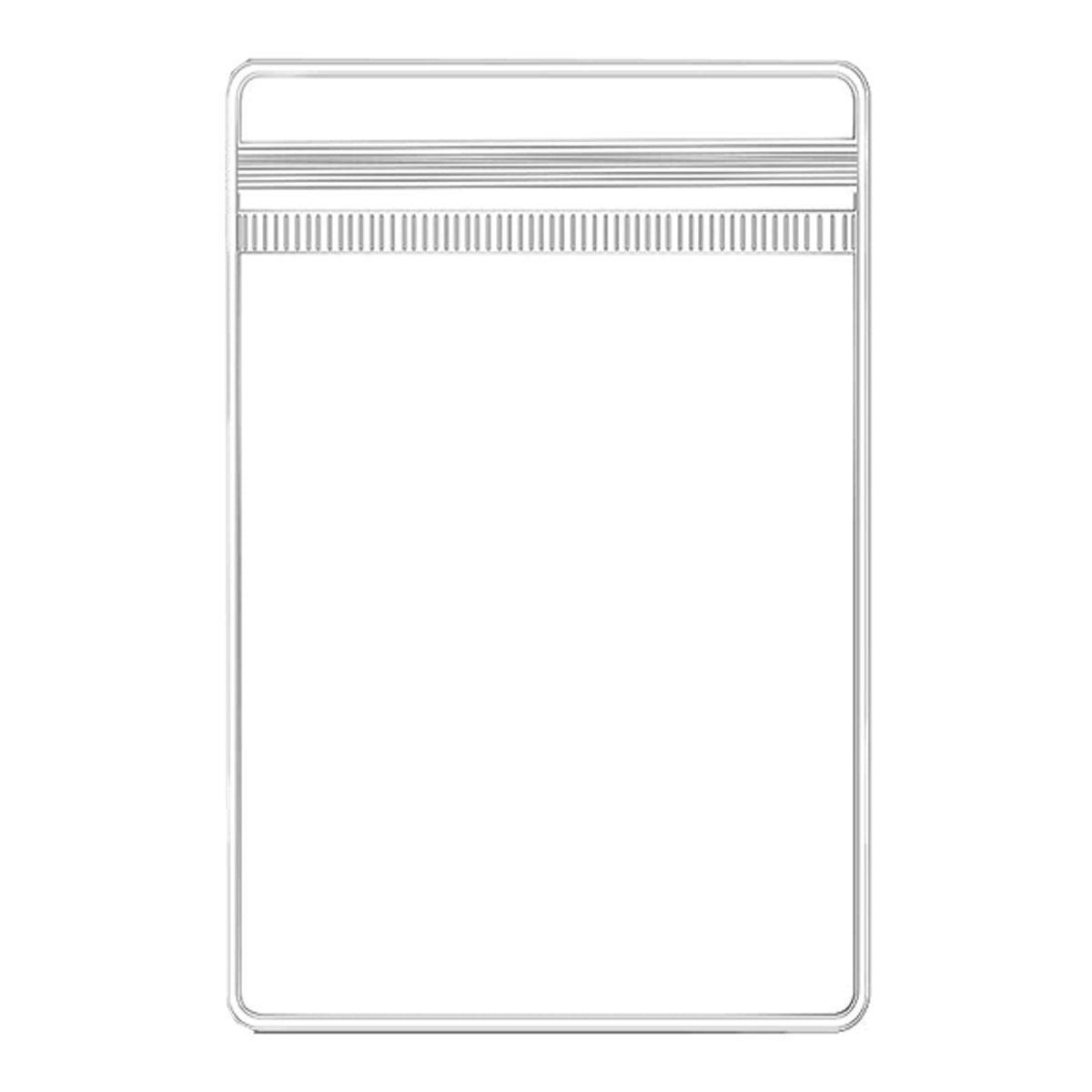 100pcs PVC Self-Sealing Jewelry Bags Anti-Oxidation Storage Dustproof Bags - 11*11cm