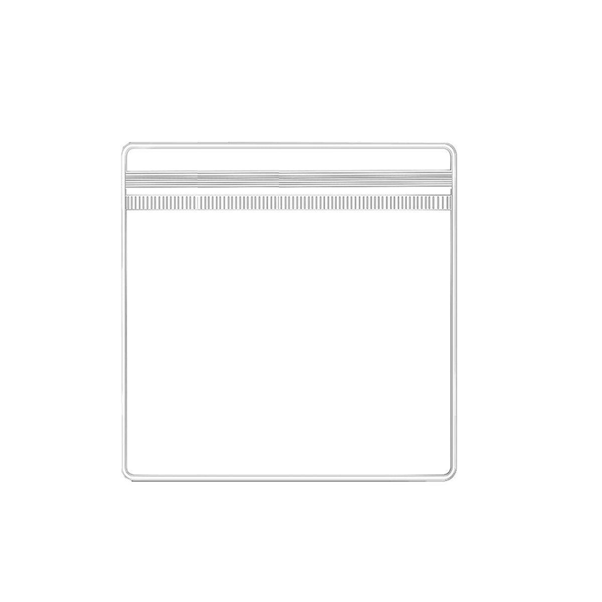 100pcs PVC Self-Sealing Jewelry Bags Anti-Oxidation Storage Dustproof Bags - 11*11cm