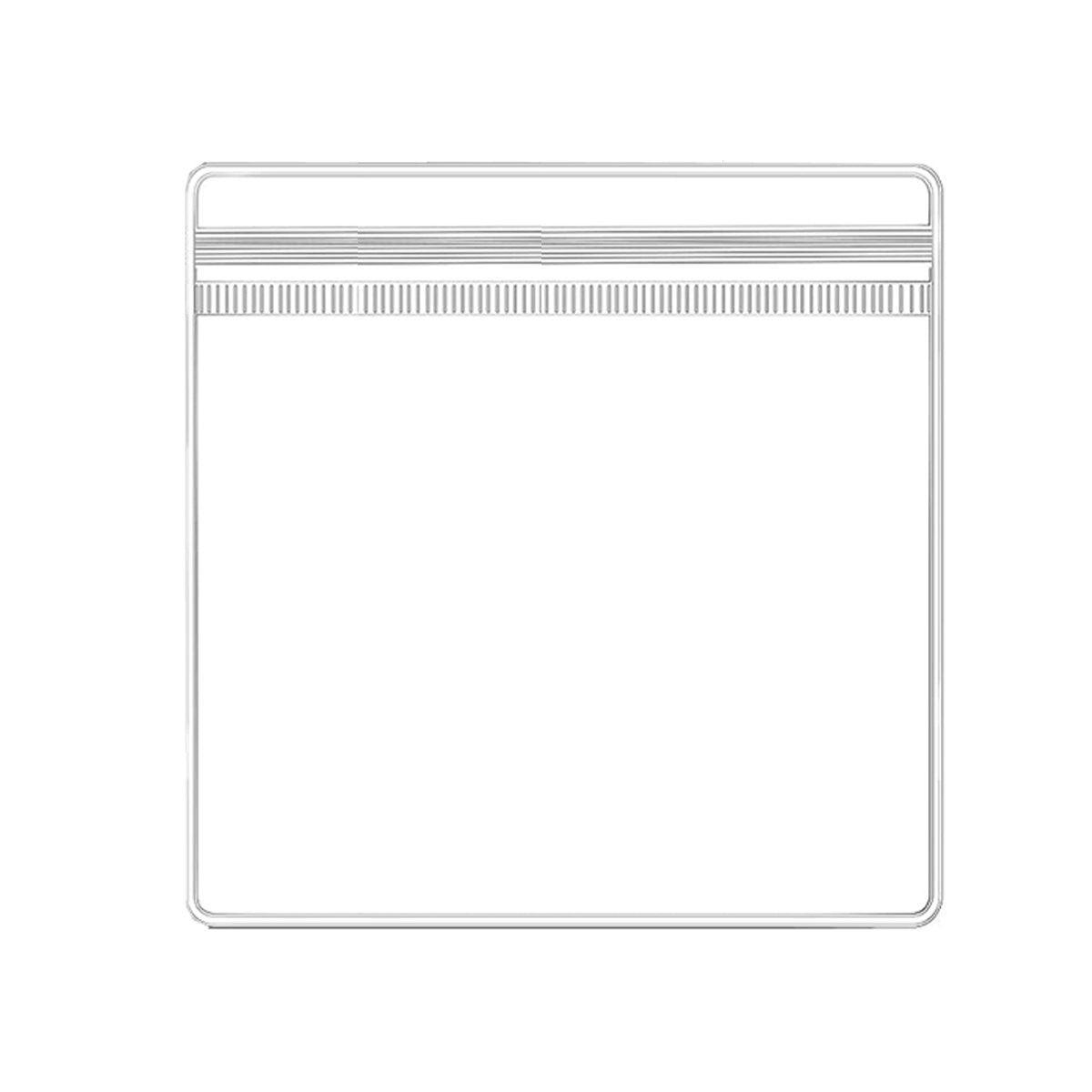 100pcs PVC Self-Sealing Jewelry Bags Anti-Oxidation Storage Dustproof Bags - 12*12cm