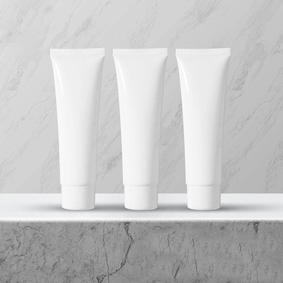 10x Soft Cosmetic Tubes for Face Wash Hand Cream Lotion Packaging Containers - 30ml