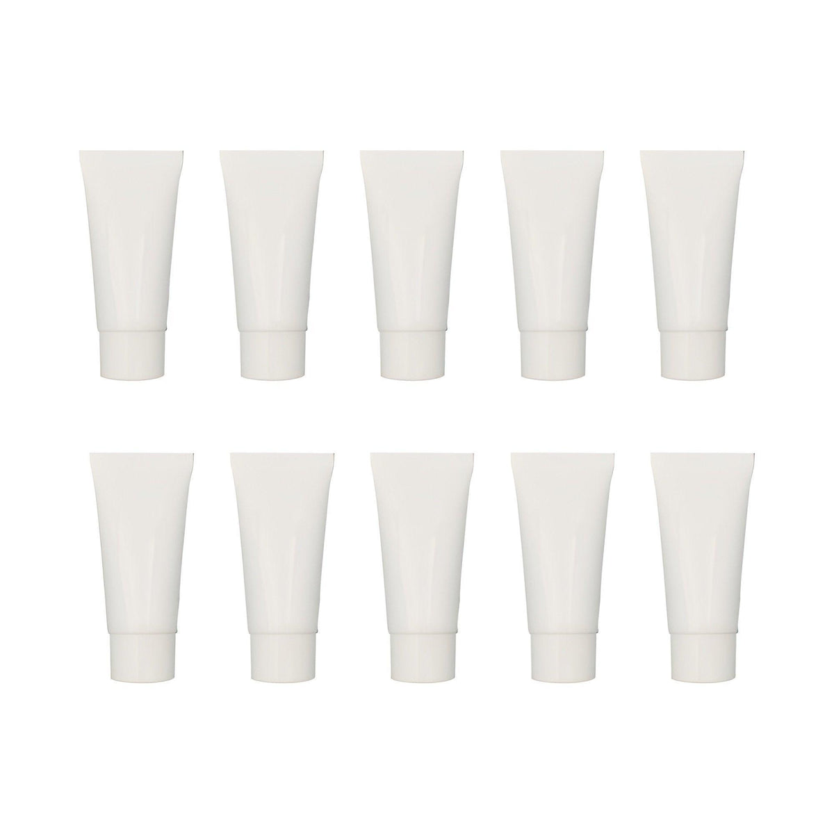 10x Soft Cosmetic Tubes for Face Wash Hand Cream Lotion Packaging Containers - 30ml
