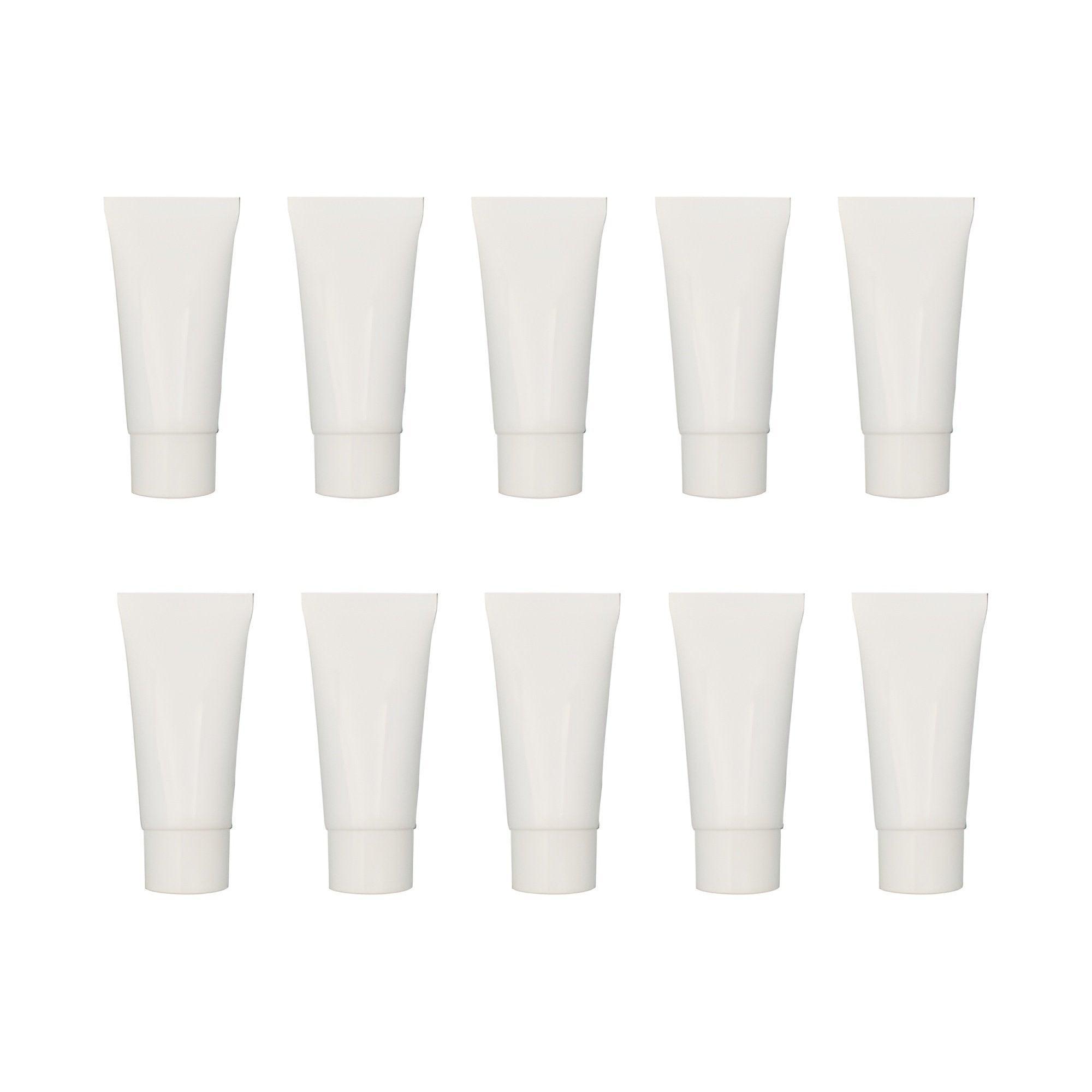 10x Soft Cosmetic Tubes for Face Wash Hand Cream Lotion Packaging Containers - 30ml
