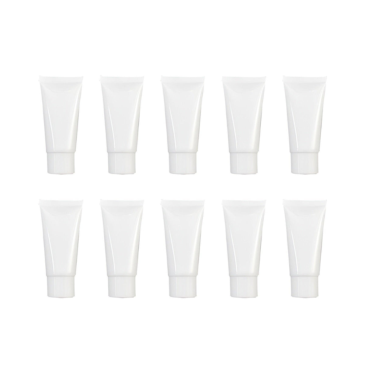 10x Soft Cosmetic Tubes for Face Wash Hand Cream Lotion Packaging Containers - 30ml